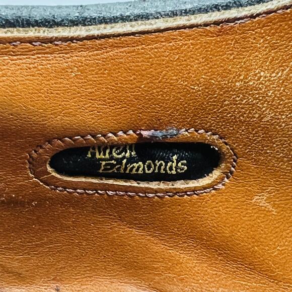 Allen Edmonds Shoes Mens 11 Black Leather Cap Toe Derby Oxford Dress Classic main image 11
